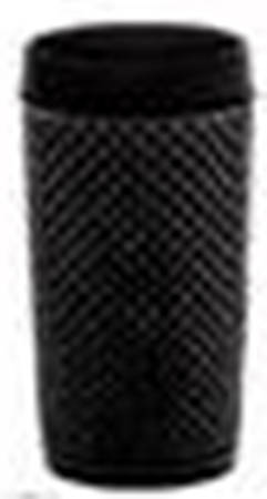 Bicos Frosted Black Highball Glass