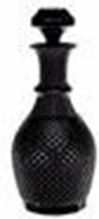 Bicos Frosted Black Decanter & Stopper