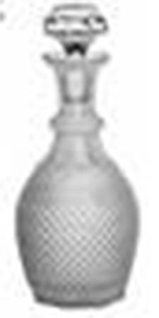 Bicos Frosted White Decanter & Stopper