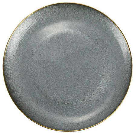 Metallic Glass 12" Round Platter