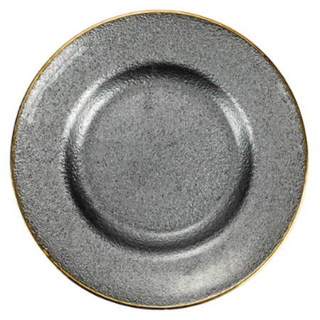 Metallic Glass 8" Salad Plate