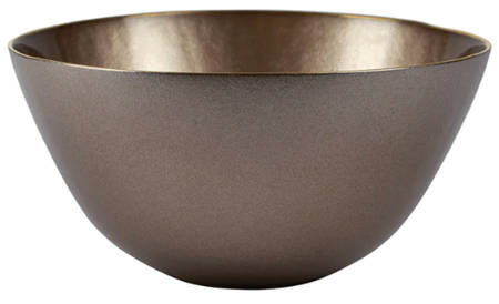 Metallic Glass 8" Round Bowl