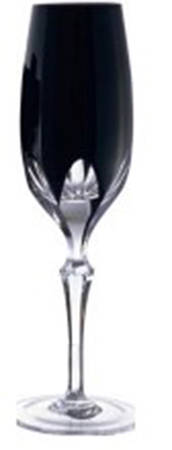 Classic Black Fluted Champagne