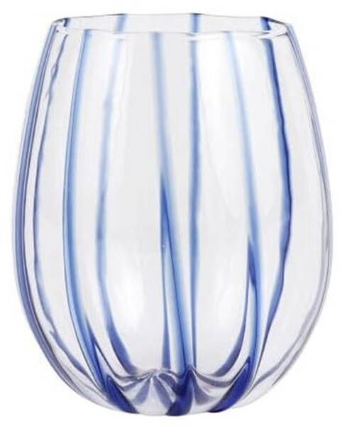 Nuovo Stripe Stemless Wine