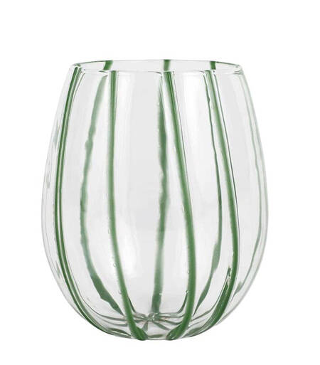 Nuovo Stripe Stemless Wine