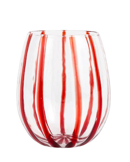 Nuovo Stripe Stemless Wine