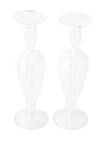 Nuovo Stripe 9" Single Light Candlestick - Set of 2
