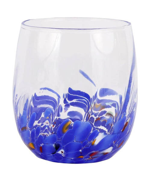 Chiara Blue Flat Tumbler
