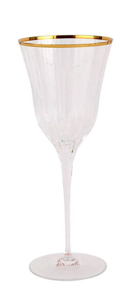 Natalia Gold Wine Glass