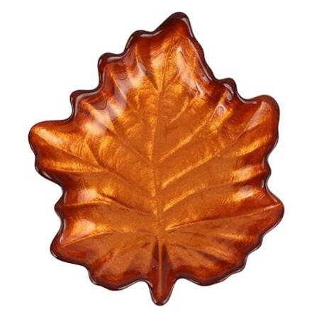 Autunno Glass Figural Canape Plate