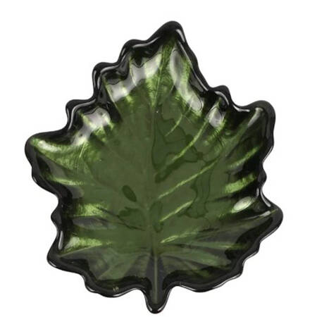 Autunno Glass Figural Canape Plate
