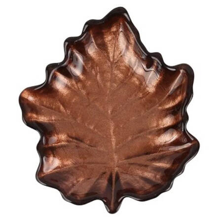 Autunno Glass Figural Canape Plate