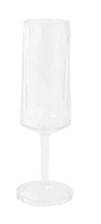 Superglass (Acrylic) Fluted Champagne