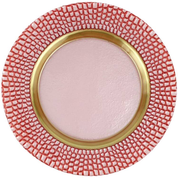 Pelli Glass Service Plate