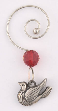 Alana Twelve Days of Christmas Charm for Punch Glass