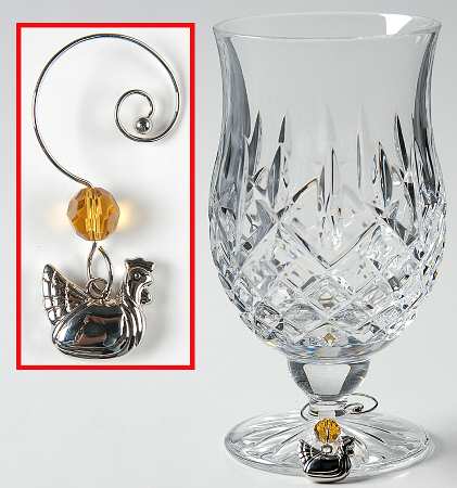 Araglin Punch Glass & Twelve Days of Christmas Charm