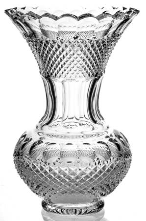 Colleen Short Stem (Cut) 12" Flower Vase