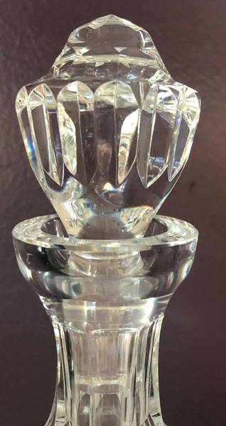 Colleen Short Stem (Cut) Stopper for Brandy Decanter