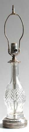 Colleen Short Stem (Cut) Base for Electric Lamp