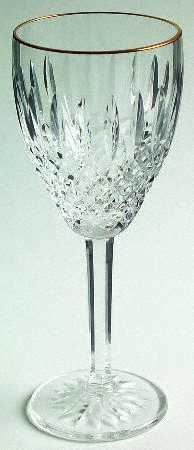 Golden Castlemaine Wine Glass