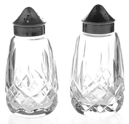 Lismore Shaker Set with Metal Lids