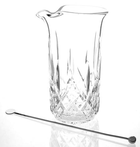Lismore 30 Oz Martini Beaker & Metal Stirrer