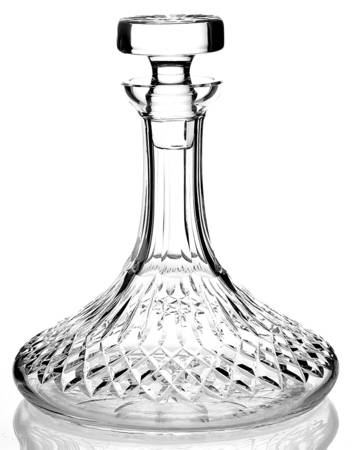 Lismore Ships Decanter & Flat Stoopper