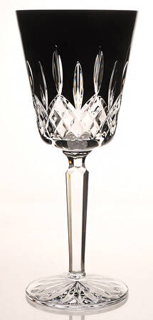 Lismore Large Black Water Goblet