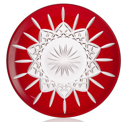 Lismore 12" Red Decorative Plate
