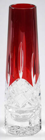 Lismore 7" Red Bud Vase