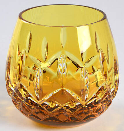 Lismore Yellow Votive Candleholder
