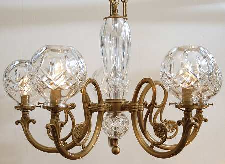 Lismore 5 Arm Chandelier