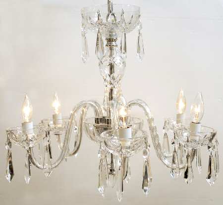 Lismore 6 Arm Chandelier