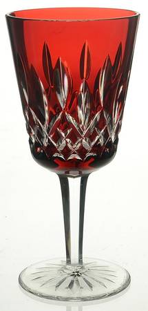 Lismore Ruby Water Goblet