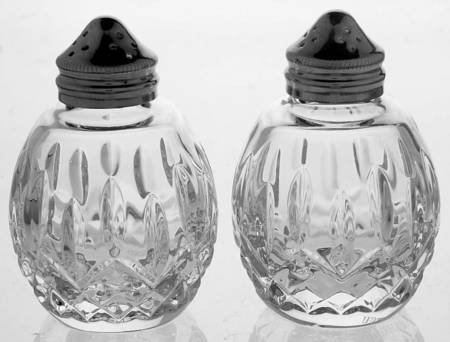Lismore Shaker Set with Metal Lids