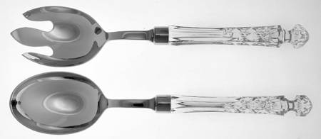 Lismore (2 Piece) Salad Set with Stainless Bowls