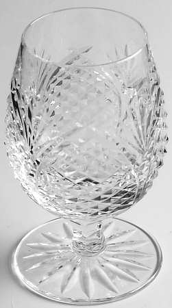 Mooncoin (Cut) Brandy Glass by Waterford Crystal