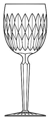 Rosemare (Cut Foot) by Waterford Crystal