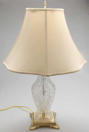 Tramore (Cut) 29" Electric Lamp & Shade