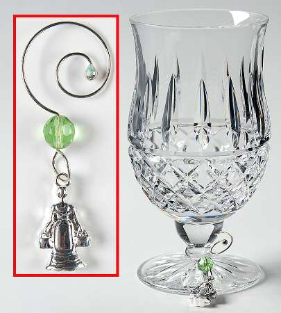 Tramore (Cut) Punch Glass & Twelve Days of Christmas Charm