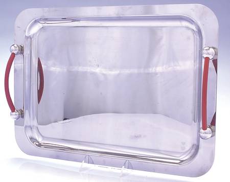 Vintage 18" Metal Rectangular Tray