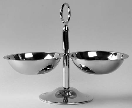 Vintage Stainless 2 Part Serving Dish