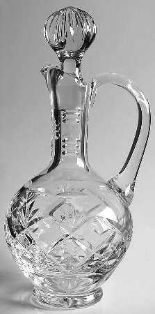 Georgian Handled Wine Decanter & Stopper