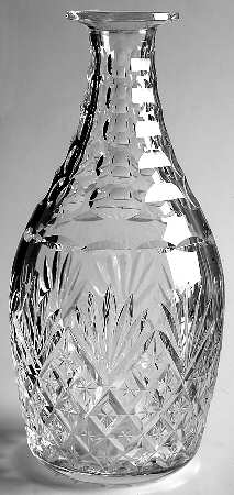 Tutbury Castle Decanter & Stopper by Webb Corbett