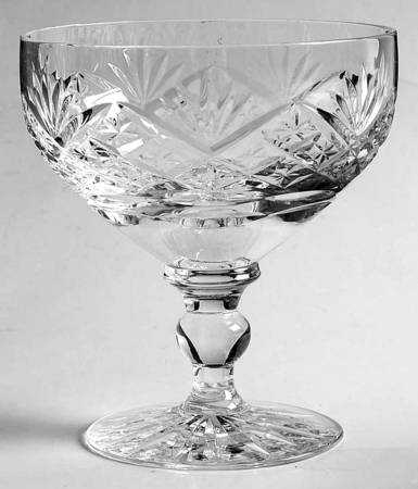Tutbury Castle Champagne/Tall Sherbet by Webb Corbett