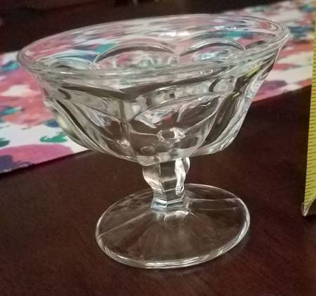 1776 Clear Low Sherbet