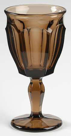 1776 Brown Wine Glass