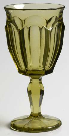 1776 Green (Olive) Wine Glass