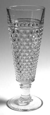 American Hobnail Clear 8" Flower Vase