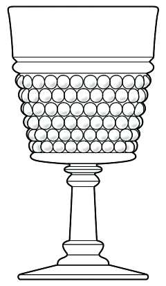 American Hobnail Milk Glass